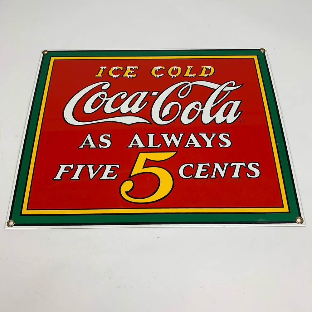 Vintage Cocoa Cola Advertising Signs